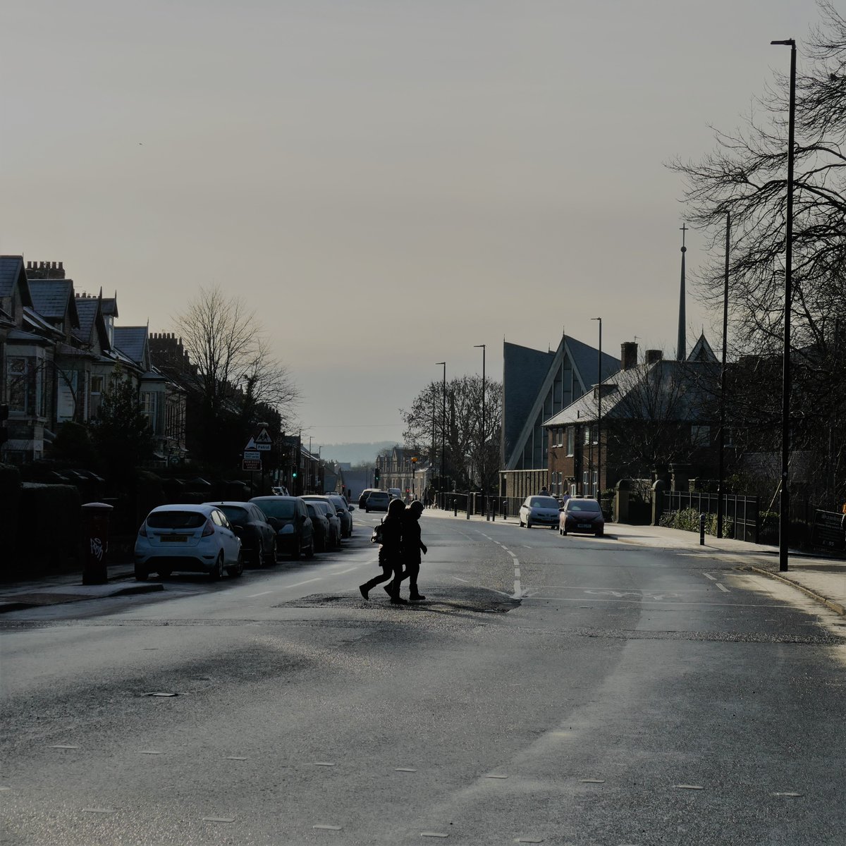 Synchronised steps to Heaton Park/2
