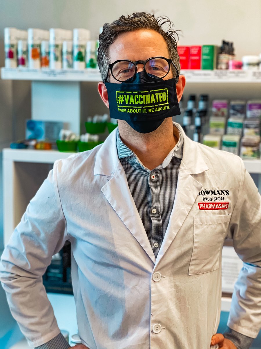 The #VACCINATED campaign starts <a href="/BowmanDrugStore/">Bowman's Pharmasave</a> 

Much more to follow in the next few weeks.