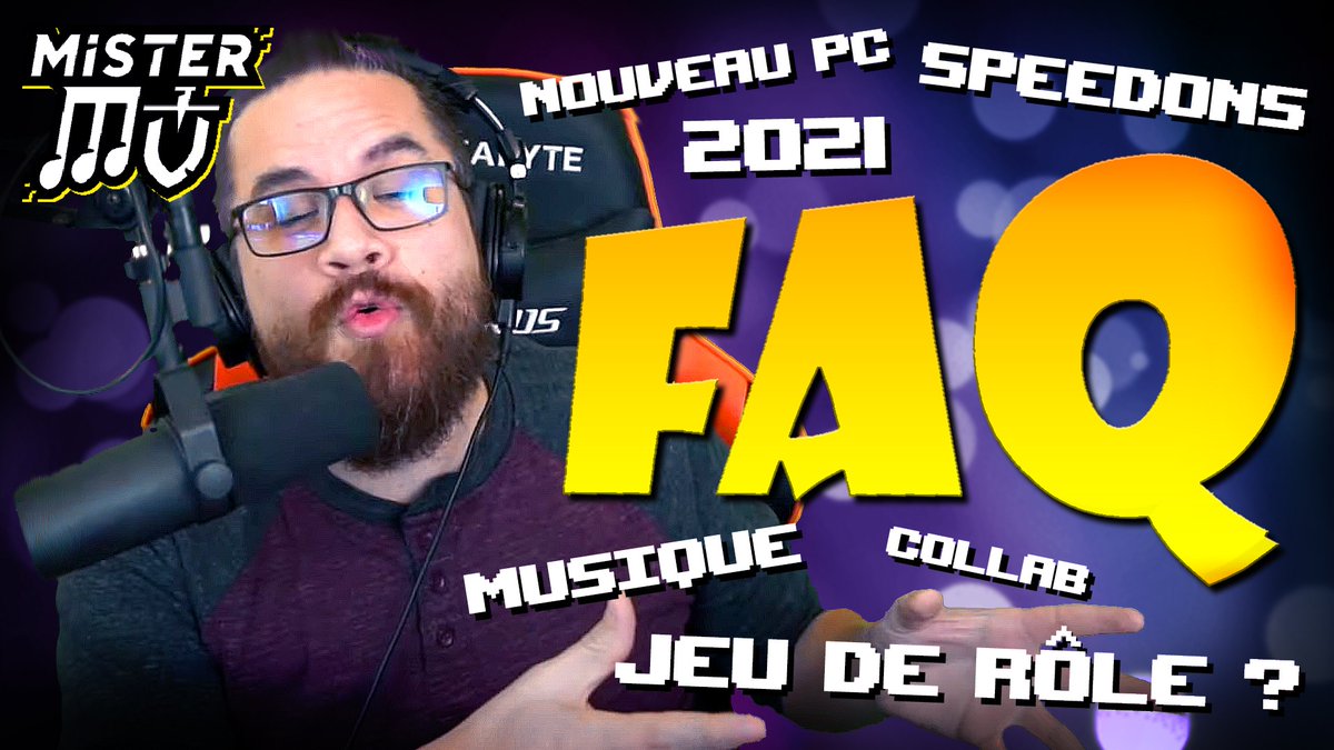 mistermv's tweet photo. TÉLÉACHAT, SPEEDRUN, JDR & MUSIQUE | FAQ (01)
https://t.co/z1BcjCl3fG
J'ai RÉUSSI ! FAQ annonces & OPÉ.
On y parle des albums à venir, de @SpeeDonsFR, de jeu de rôle sur la chaîne Twitch, de speedrun & de streaming, de best of, mon GROS PC & le Falcon Crew ! https://t.co/6RTxkoVi4G