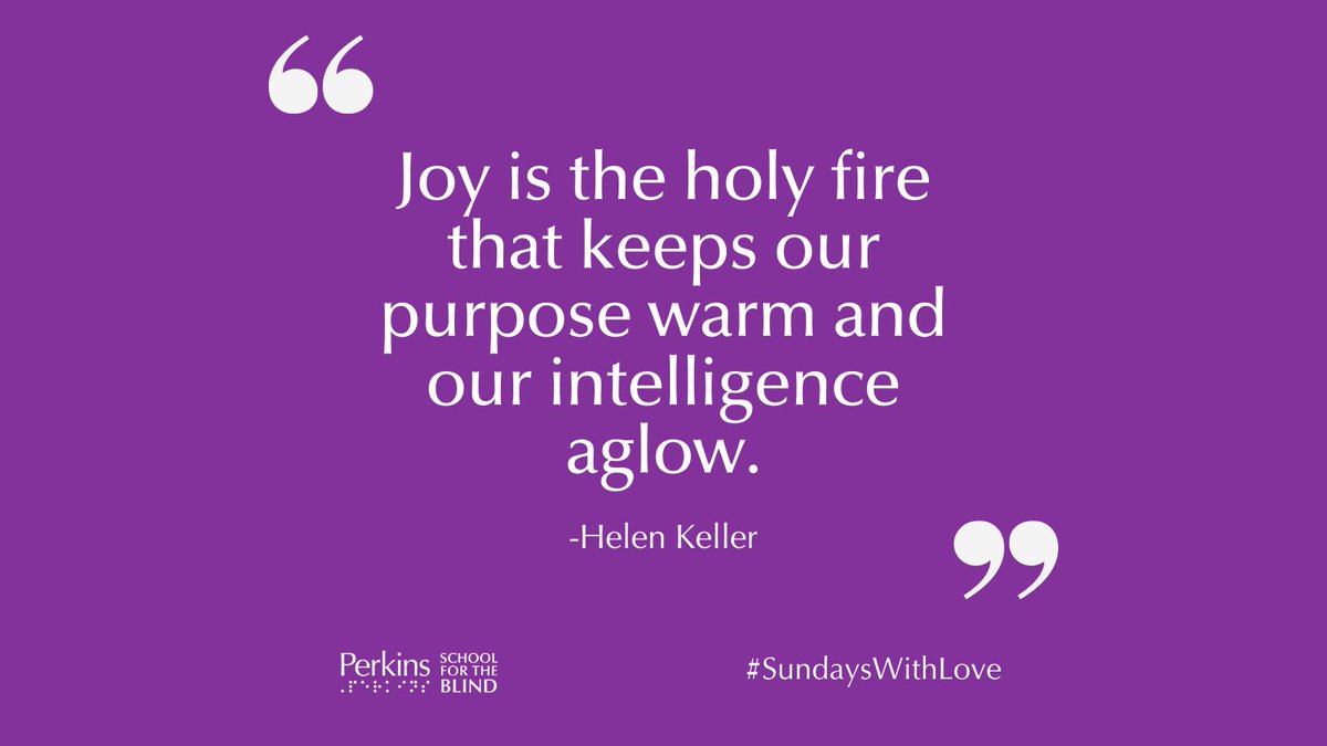 PerkinsVision's tweet photo. Did you catch this #HelenKeller quote during 
@onepeloton/@AllymissLove's #SundayWithLove ride? 🚴  We thought this would be good #MondayMotivation for all of us. #LoveSquad #OnePeloton https://t.co/1il8A153om