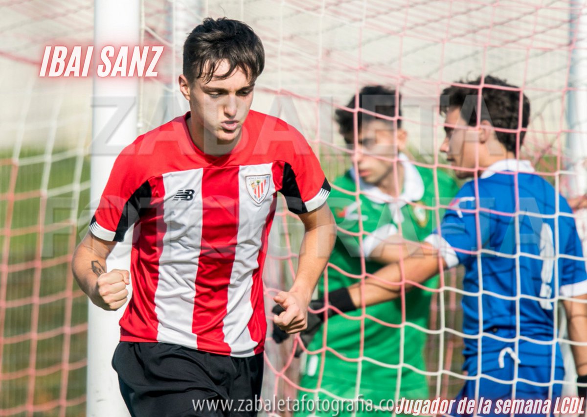 🏅Jugador de la semana LCDL
▶️ ɪʙᴀɪ sᴀɴᴢ
Delantero, Athletic Juv. A
Barakaldo (Bizkaia) 
13/08/2003 (17 años)
Temporadas en Lezama: 2
Procedencia: Barakaldo