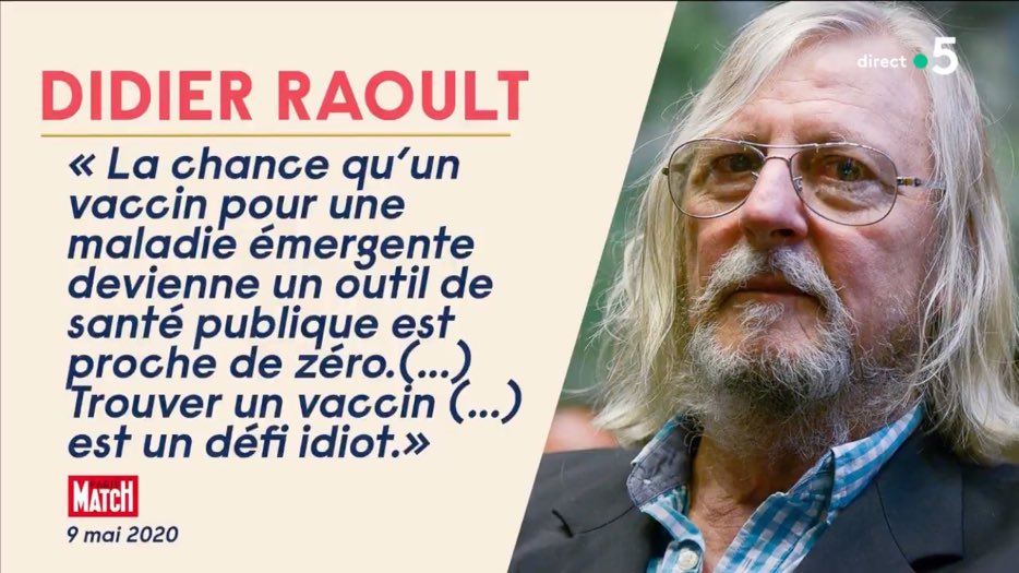 Ce charlatan a eu tort sur tout, du début à la fin ... 😒