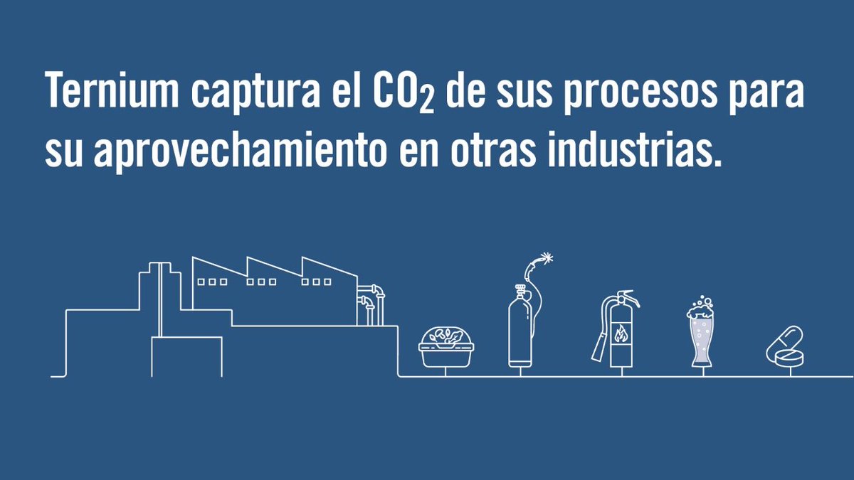 Sustentables desde el origen.
En Ternium capturamos el CO2 de nuestros procesos para su uso en otras industrias. Conoce cómo lo hacemos aquí: mx.ternium.com/es/novedades/n…