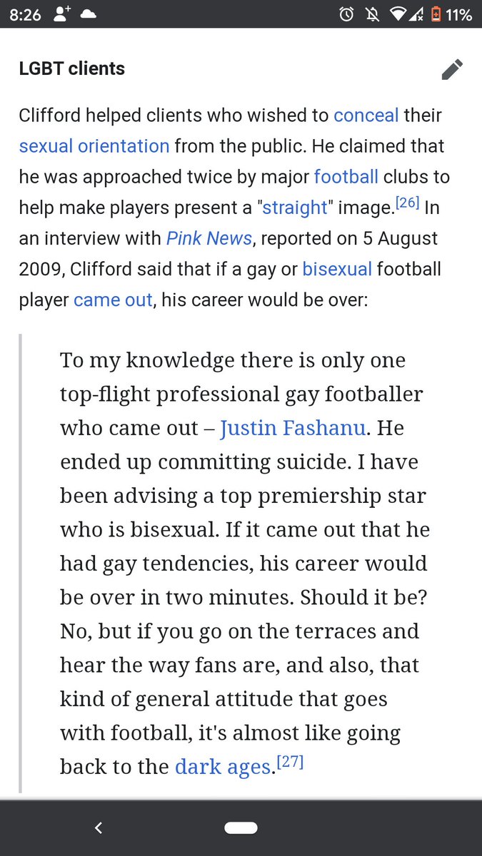 Clifford had also openly stated that he supports and has performed closeting as a way to mantain a client's career. He specifically said that none of his clients had been outed. That's interesting considering Simon has been rumoured to be closeted for years.
