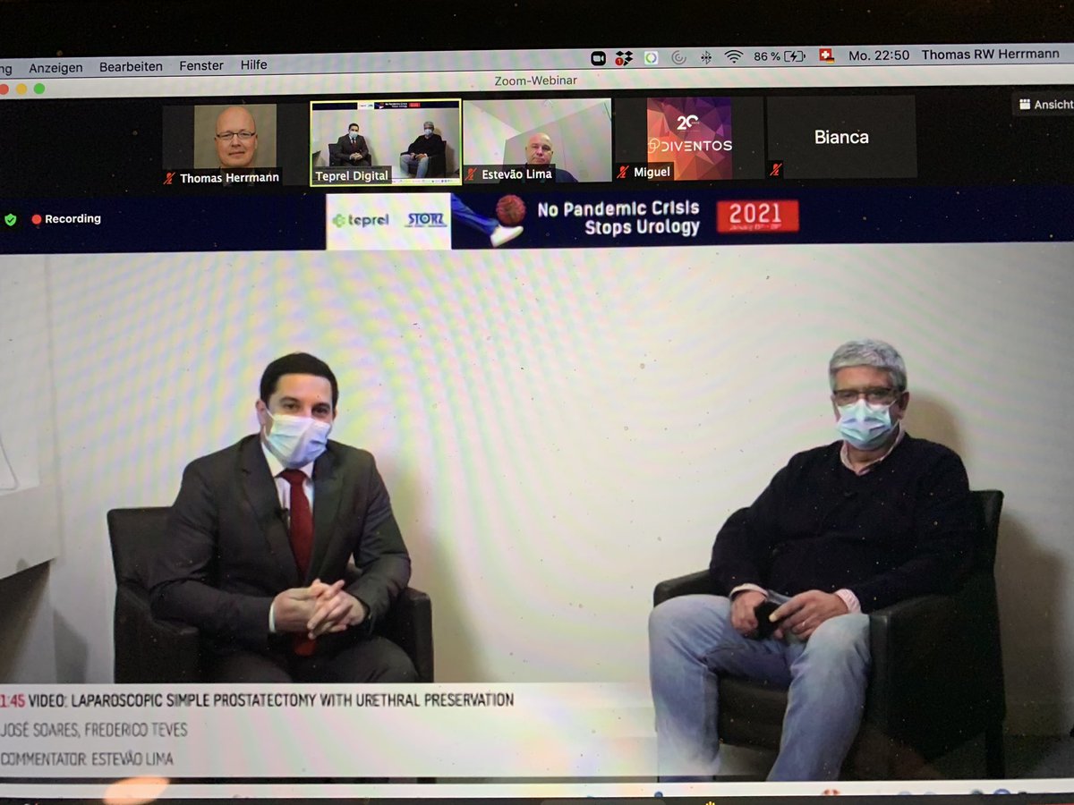 trwherrmann's tweet photo. #nopandemicstopsurology #MIS2022 #Oporto nice session with @joaofcabral with the novel #Thulium2Zero from @lisalaseruro #enbloc #ThuLEP 2J 20hz Nice video @Endo_Cav @EstevaolimaLima @AvelinoFraga . now #laparoscopic adenectomy by Jose Soares and Frederick Teves https://t.co/o7GmXFecaM