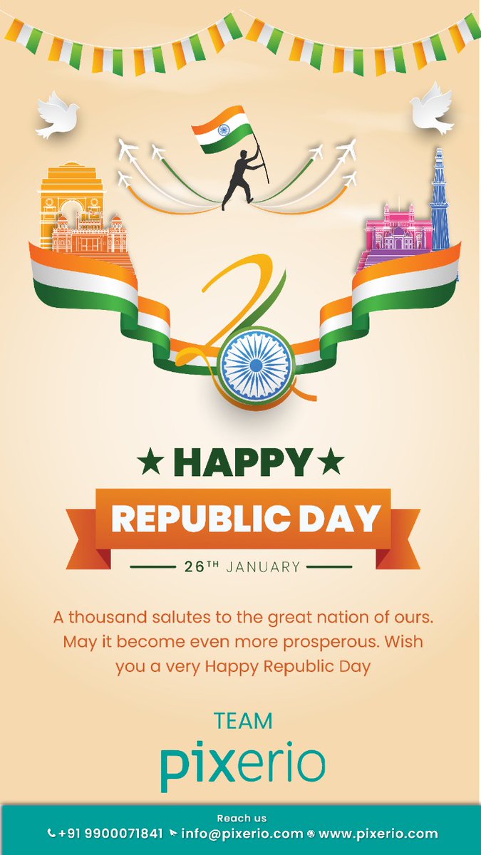 BharatBParida's tweet photo. #HappyRepublicDay2021 🙏 Jai Hind, Bharat Mata ki Jai https://t.co/AxeKMHpTLi
