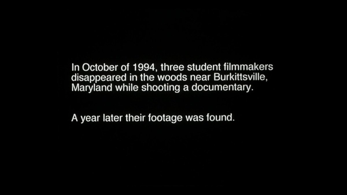 HorrorAddictX's tweet photo. On this day, in 1999, ‘THE BLAIR WITCH PROJECT’ was premiered for the first time https://t.co/LvPvyXEBMc