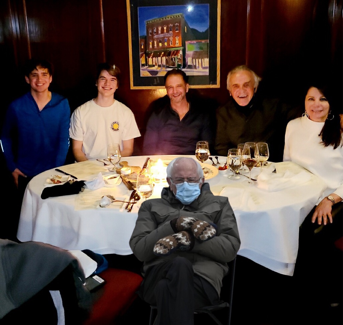 #terrykiser joined us and a #BernieSanders for dinner in Telluride last night.