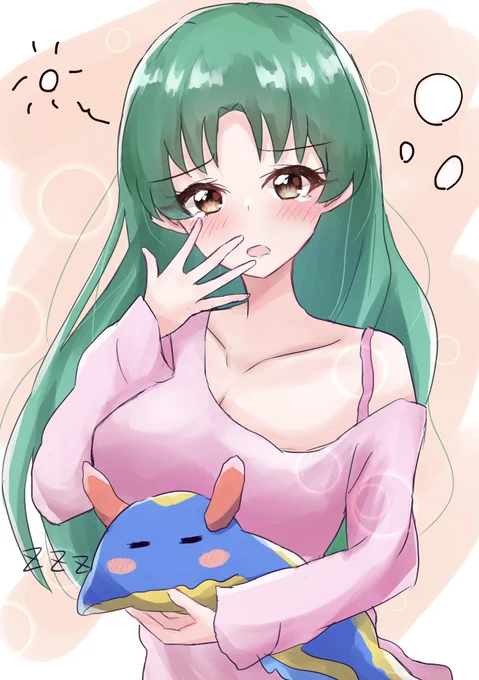 おやすみなさいの一枚…? 