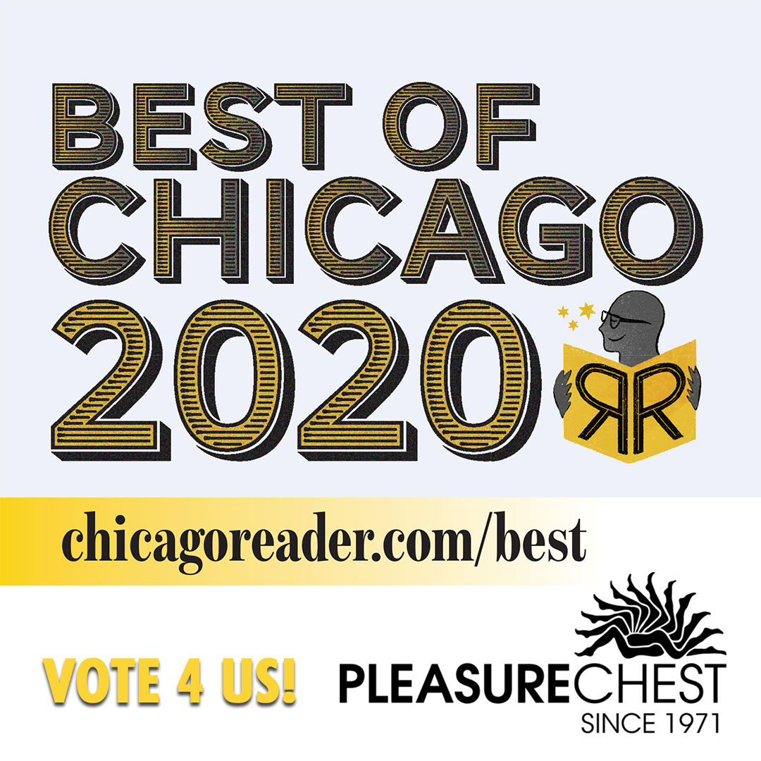 Vote for us for Best Sex Toy Shop in Chicago! chicagoreader.com/best. (Under the Buy Local tab). WIN a swag bag from our friends at @Chicago_Reader! Thanks, Daddy.