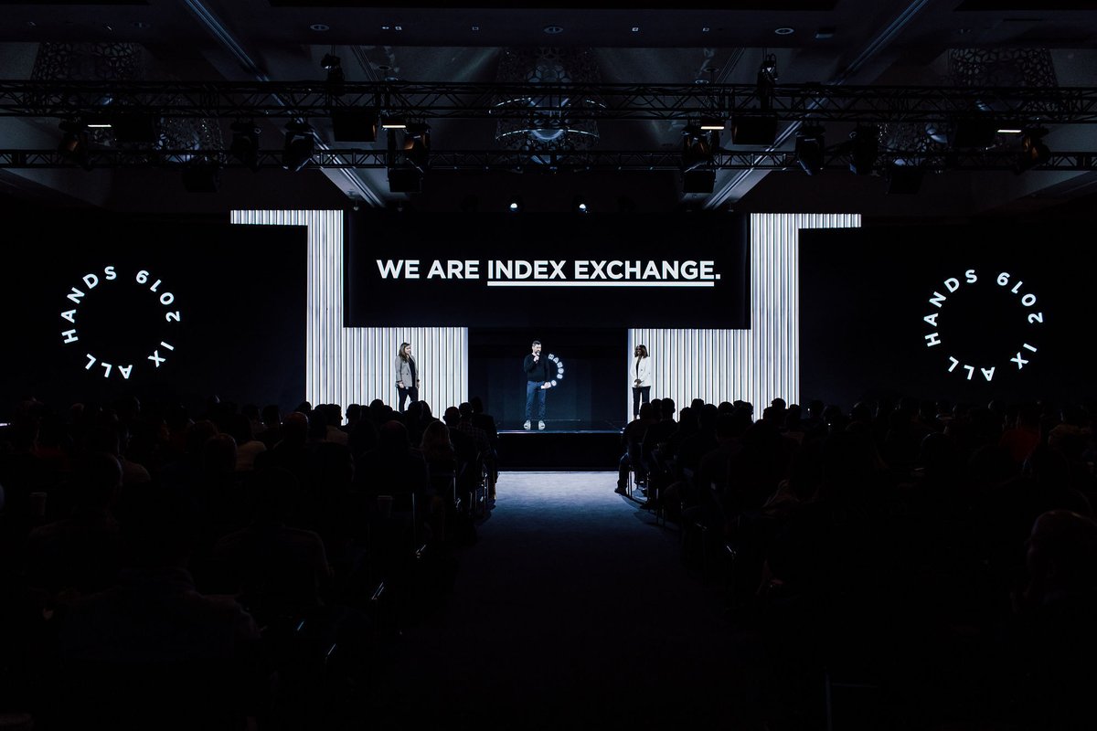 IndexExchange's tweet photo. Every year, Indexers from around the world gather in Toronto to celebrate successes &amp; set new goals for the future.

Although we're gathering virtually, this year is no different! As we approach our #IXAllHands this week, take a trip down memory lane to the event from past years. https://t.co/4wls1xrYln