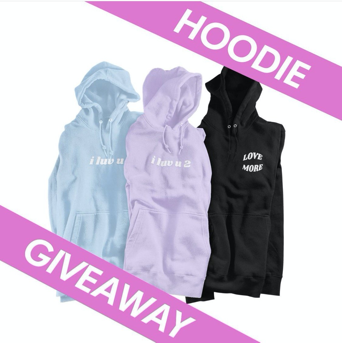 PridePalacelgbt's tweet photo. We are giving away hoodies from our new Valentine’s Day collection to 5 of u! 🎉

Here’s how to enter:
1)follow @pridepalacelgbt 🌈
2)like this post 💜
3)tag two friends in the comments 👯‍♂️
4)comment your favorite Valentine’s candy 🍬
5)to increase your odds enter TikTok and Insta https://t.co/RrK2ycw5nd