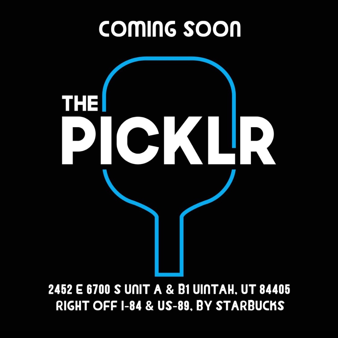 The Picklr is coming soon! A 15,000 sq. ft. indoor pickleball facility is coming to Uintah soon! If you live in Weber, Davis, or Morgan county, this will be perfect location for you to play. The Picklr will include seven full size Courts w/ Two championship courts. #pickleball