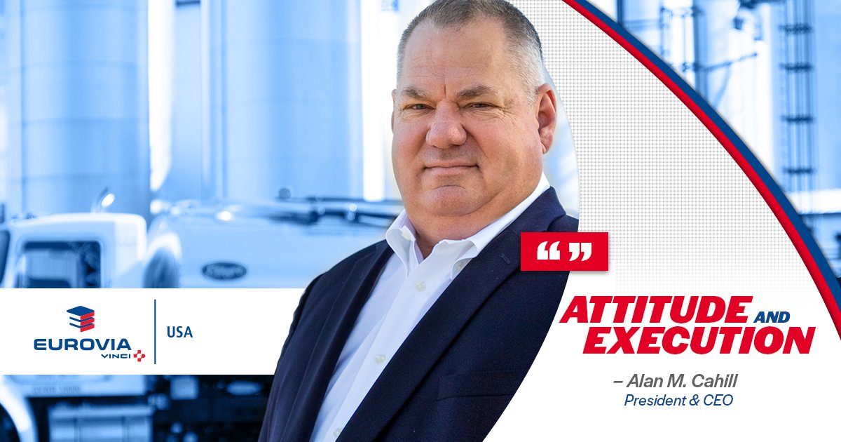 Our President and CEO, Alan Cahill's message of ATTITUDE and EXECUTION speaks straight to the heart of what we set out to accomplish each and every day we go to work.
#MotivationMonday #HeavyConstruction #Inspiration #AttitudeandExecution #CultureofExcellence #EuroviaUSA