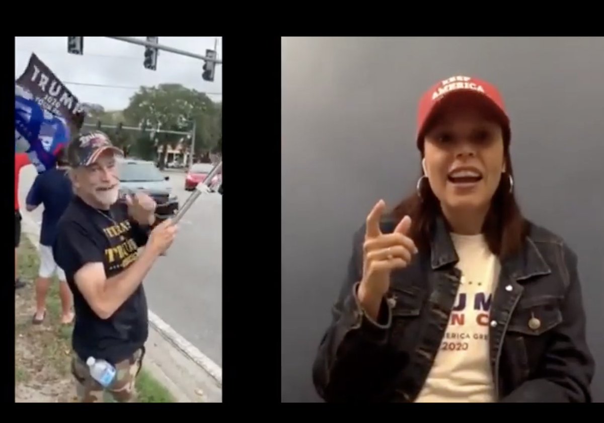 Gather round folks. I have a story to tell you about the interpreter in the current White House Briefing. This is her. In the Trump/Pence shirt and the MAGA hat.  https://twitter.com/mmcassella/status/1353769780545777666