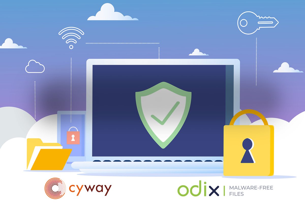 CywayFz's tweet photo. Cyway, identity-centric and cloud security specialist, signs a distribution agreement with odix, for Middle East.
.
For more information call Cyway at +971 4 2761130.
.
.
.
#odix #cyway #valueaddeddistributor #cybersecurity #cyberdefense #cloudsecurity #cdr #malware https://t.co/f3vY7lxiYx