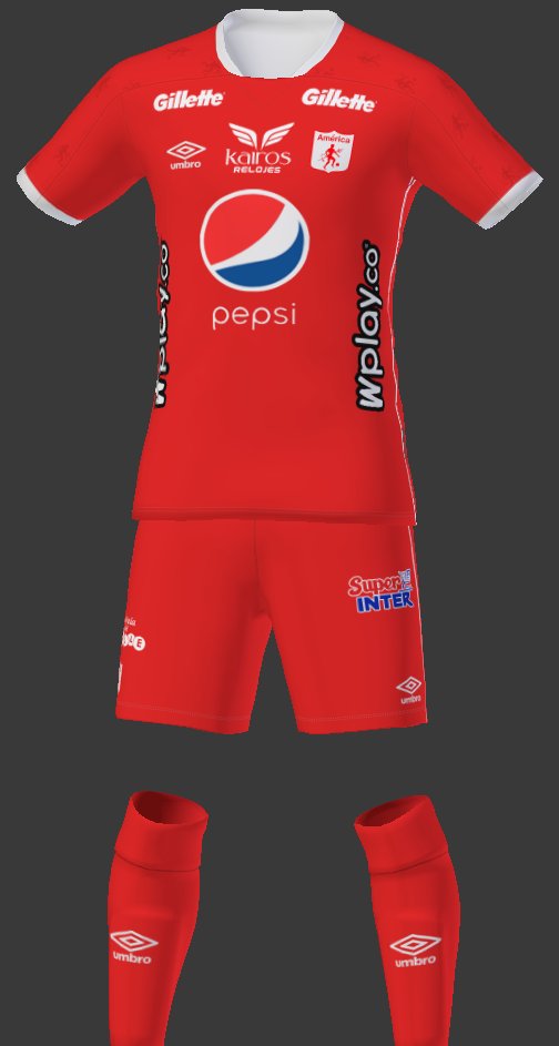 PES 2017 - Uniformes Club América (17-18) 