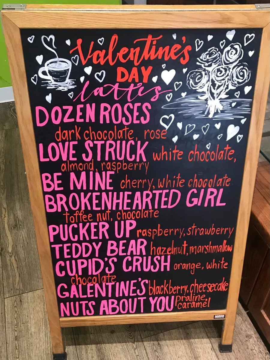 Generoasta's tweet image. Stop in with your “Valentine” and try one of our seasonal lattes! ❤️❤️❤️☕️☕️☕️ #generoasta #coffee #lattes #ValentinesDay