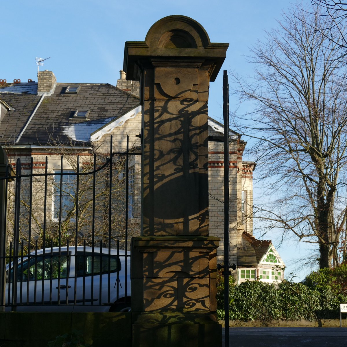 ShadowsAnd full-circle, back to the entrance to Heaton Park (see /2)/18