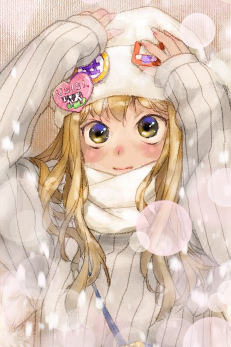 縮小してない年賀状用に描いた絵(トリミングしてjpg圧縮しています)
ハガキサイズの絵だから元々そんなに大きくないのです(^^;; 