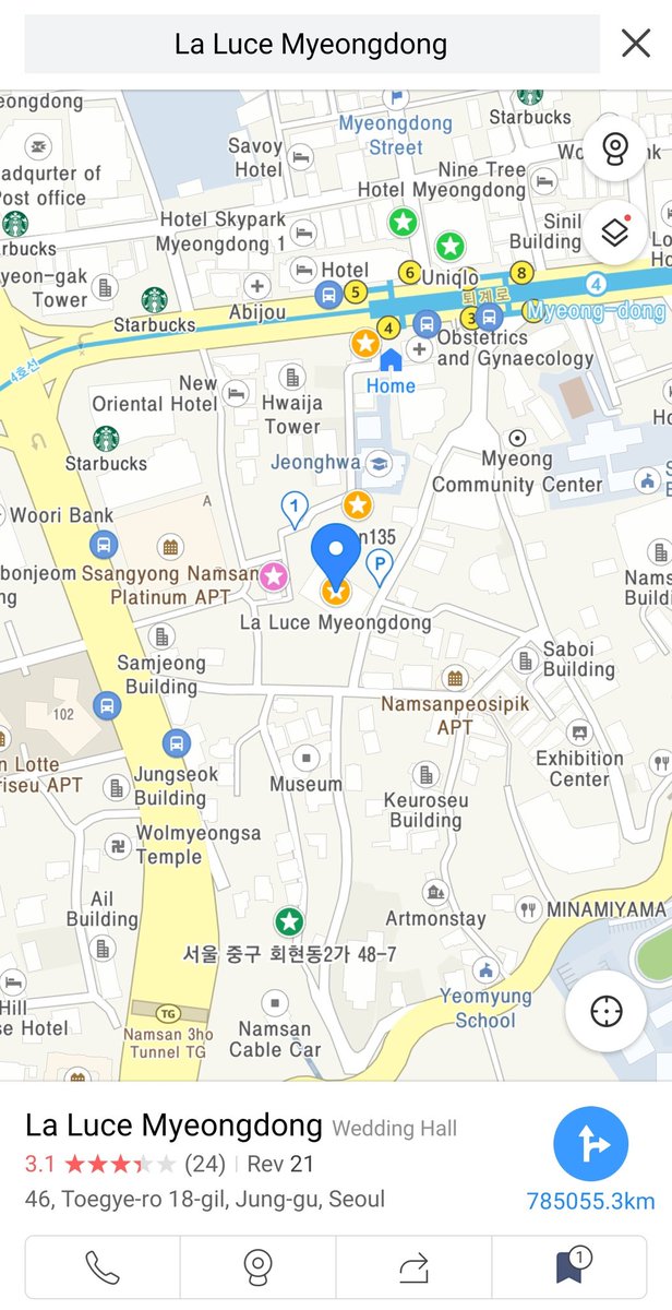 Tip #4! Google maps won't help you in Korea. Instead, download Kakao Maps on the app store. It's easier to navigate. You can also log in too bookmark places.