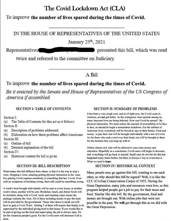 CMorganRTMS's tweet photo. After researching the New Deal and comparing the Great Depression and Covid-19's effects on America, students drafted bills that would be part of FDR's "2021 New Deal". Our next step will be debating in House committees before moving to the Senate! #futurelegislators https://t.co/z0JDWfAV57