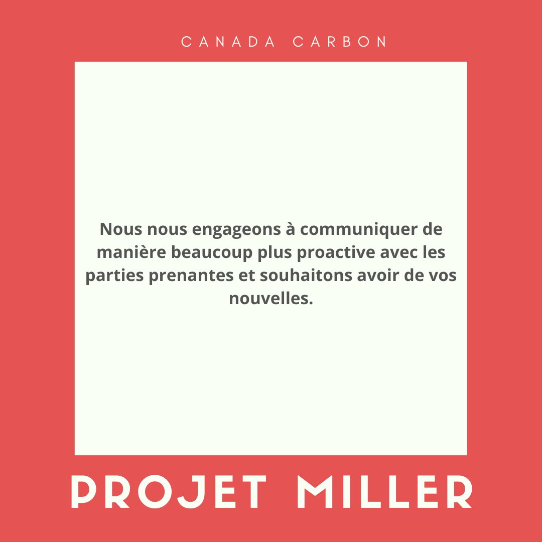 CanadaCarbonInc's tweet image. Our hope is to be able to share factual information first-hand in order to engage in a frank, courteous and constructive dialogue. #ProjetMiller #ProjectMiller #graphite