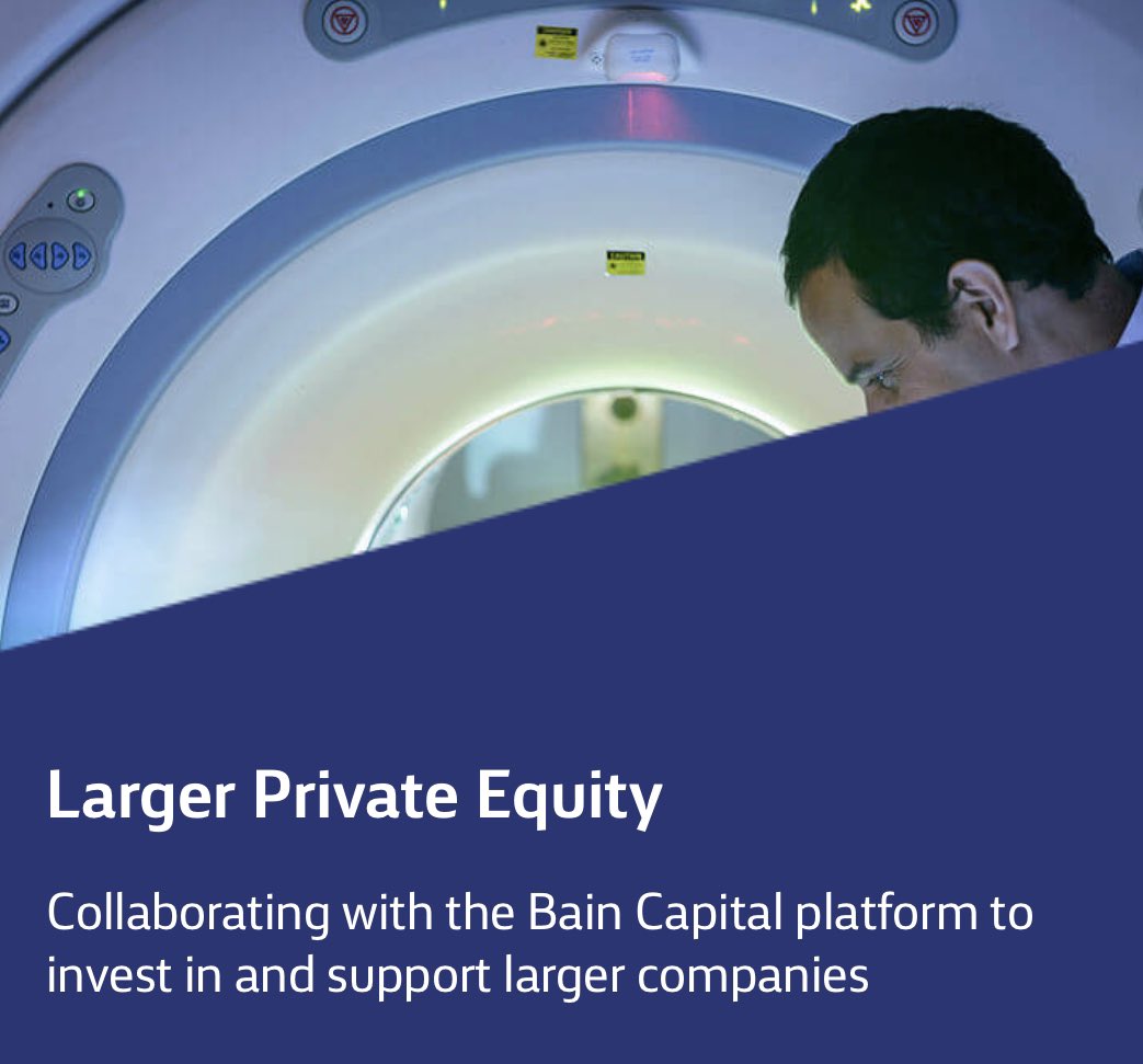 Bain Capital Life Sciences has a strategy that is focused on four different themes of investments.- Inflection Capital- Growth Capital- Fallen Angels- Large Private EquityAs you’ll see in the next tweet,  $BLSA has a lot of private investments (notable) 