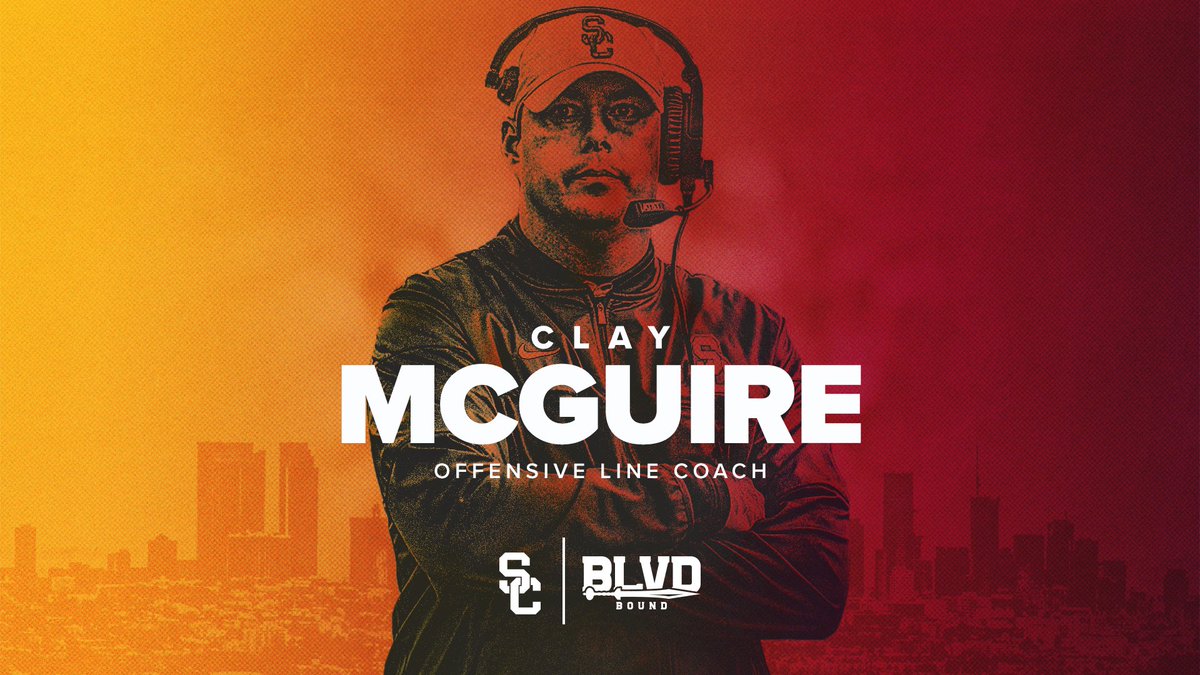 Welcome the newest addition to our Trojan family, @ClayMcGuireUSC!

📲 usctrojans.com/news/2021/1/25… 

#BLVDBound🌴