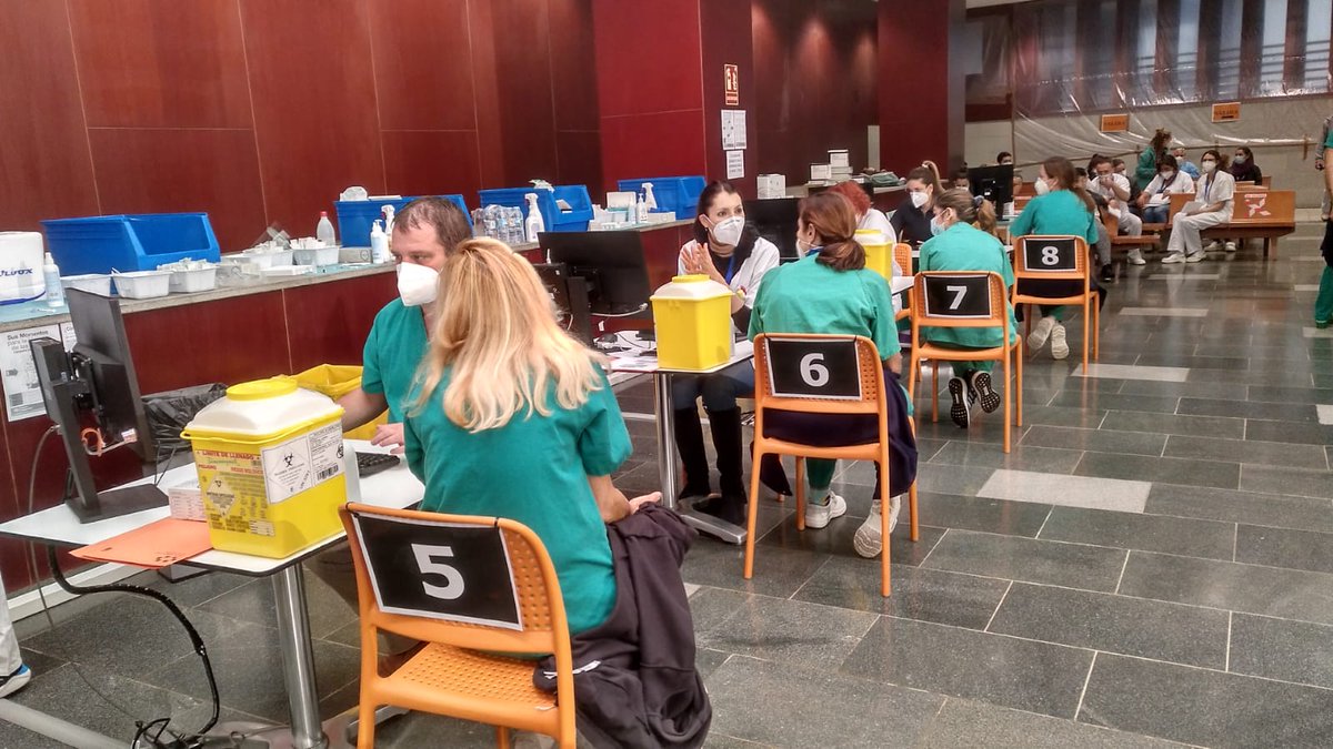 lmpp97's tweet photo. 💉Canarias completa la administración de todas las vacunas recibidas, llegando a poner un 101,4% de las recibidas utilizando un excedente.

Fuente: Ministerio de Salud
Foto: Gobierno de Canarias https://t.co/2DVuIOwCaO