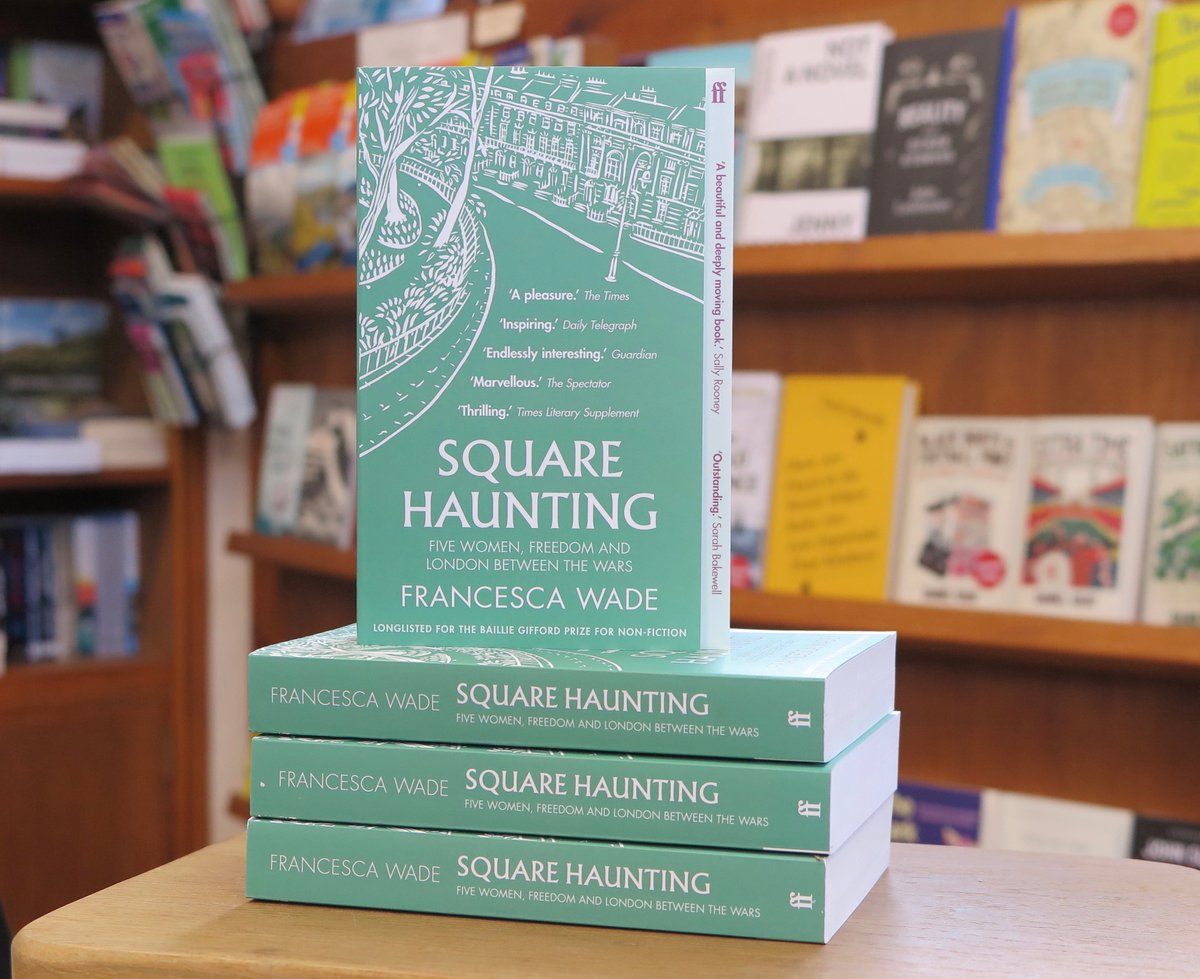 SReadBooks's tweet photo. Some brilliant escapist reading... Francesca Wade's group biography of five fascinating women connected by London's Mecklenburgh Square between the wars, #SquareHaunting. Now in paperback! https://t.co/tfqAqNKCEt https://t.co/yv7kmvMv4m