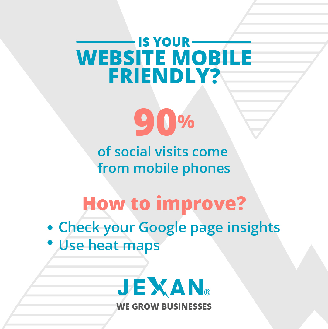 TheJexans's tweet photo. One of the biggest #marketing issues associated with the wide adoption of smartphones is making sure websites are #optimized for mobile use! Are you wondering how friendly your web design is for mobile users? Use your Google page insights and heat map information to learn! https://t.co/EaY82hKqsf