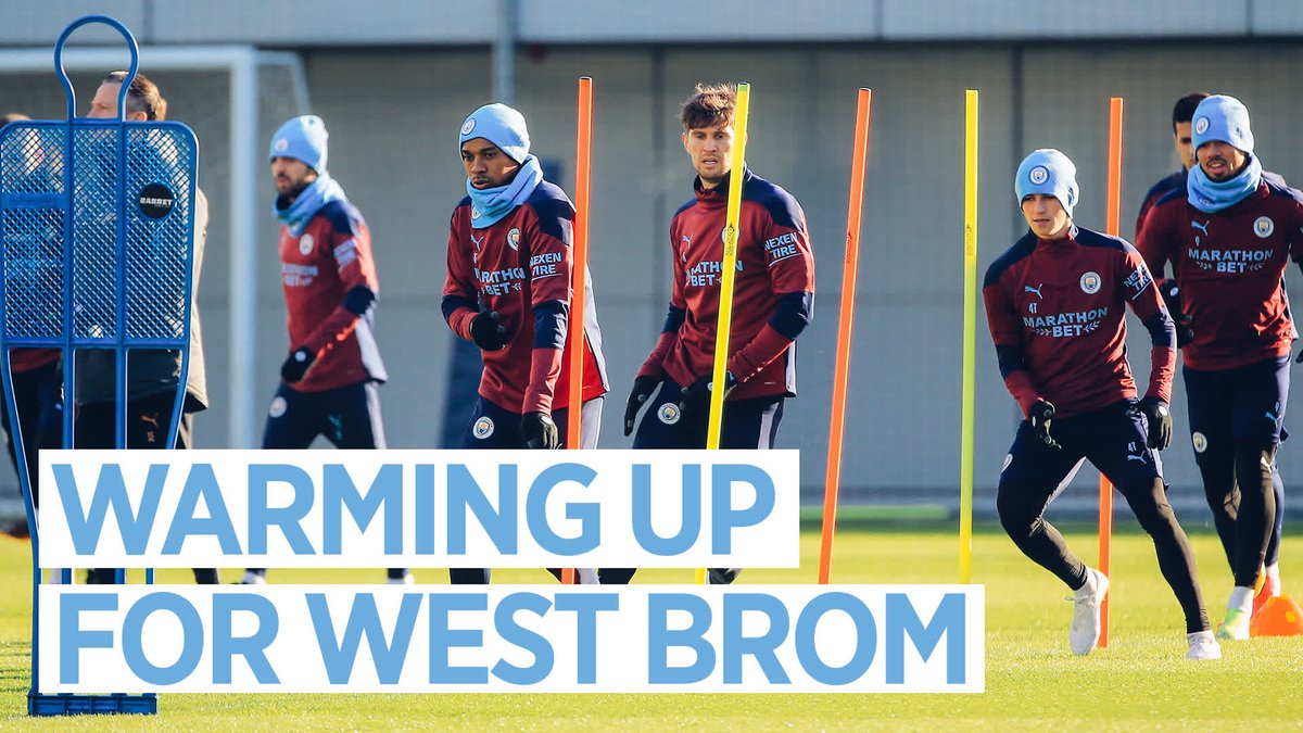 Warming-up for West Brom ☃ ⚽️ ? #ManCity | https://t. | Football-Addict