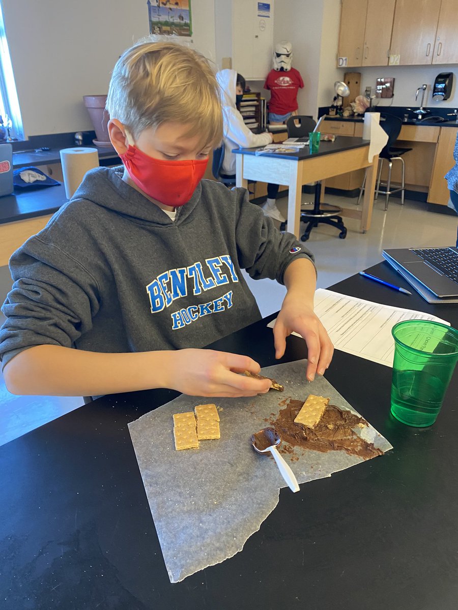 ChrisScience513's tweet photo. Making models with graham crackers and frosting to learn Plate Tectonics! @GalvinMS https://t.co/UViDBWaEQs
