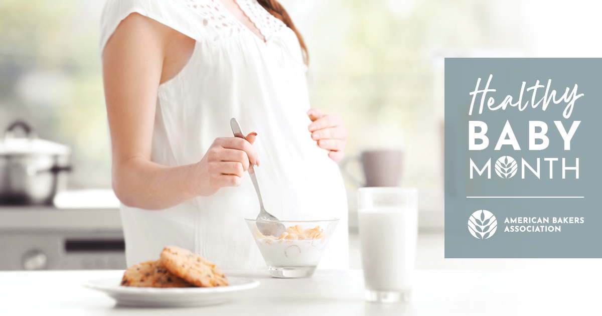 AmericanBakers's tweet photo. Moms-to-be: help reduce the risk of neural tube defects by eating folate-enriched or fortified foods like breads, tortillas, crackers or cereals. @GrainFoods
#AmericanBakers #GetGrains https://t.co/7qfprLjLqV