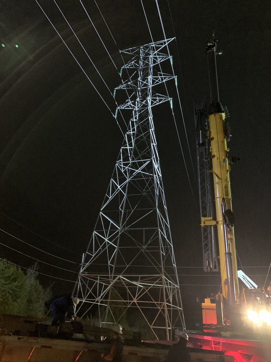Tennessee Valley Authority (@tvanews) on Twitter photo Our highly skilled Transmission crews rebuilt a large 155-foot high-voltage transmission tower and repaired 3 smaller structures in about 48-hours after a vehicle crash in <a href="/cityofoakridge/">City of Oak Ridge</a>. Highway 62 near the <a href="/ORNL/">Oak Ridge Lab</a> and the <a href="/y12nsc/">Y-12 NSC</a> is open to traffic.
Thank you!💪👏 Our highly skilled Transmission crews rebuilt a large 155-foot high-voltage transmission tower and repaired 3 smaller structures in about 48-hours after a vehicle crash in <a href="/cityofoakridge/">City of Oak Ridge</a>. Highway 62 near the <a href="/ORNL/">Oak Ridge Lab</a> and the <a href="/y12nsc/">Y-12 NSC</a> is open to traffic.
Thank you!💪👏
