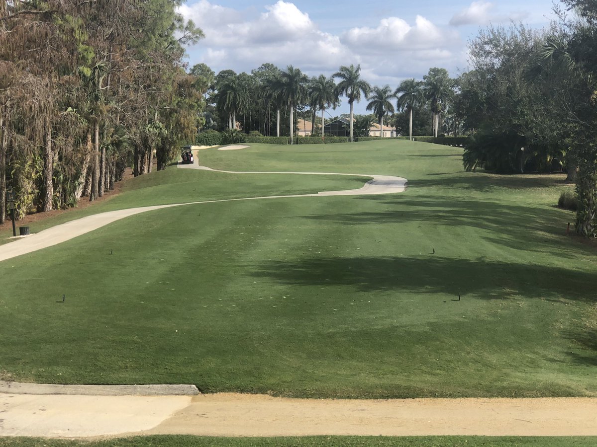 Enjoying the mostly sunny and 79 here at Glen Eagle today!