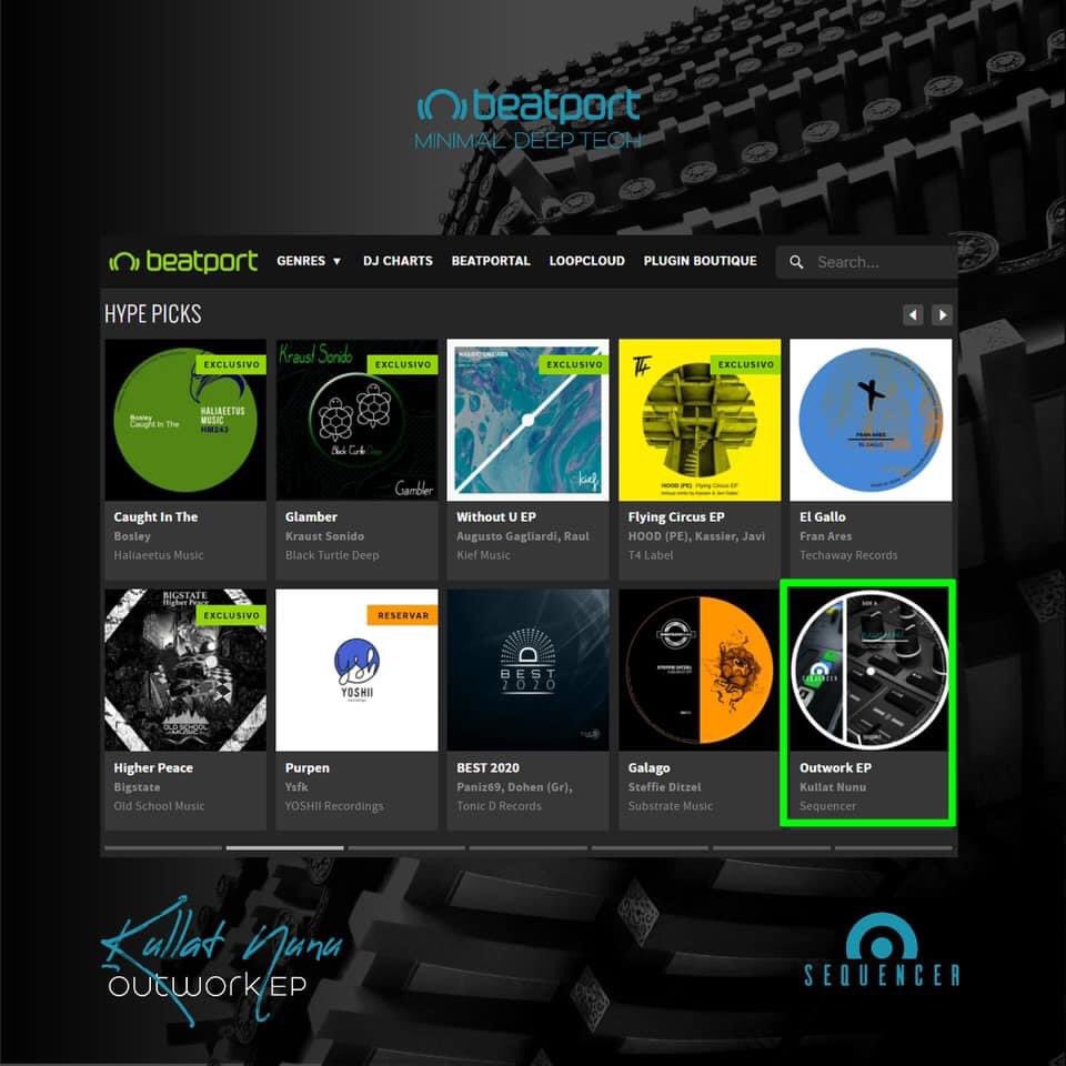 SequencerLabel's tweet image. ‼️ Lunes de lanzamiento 🚀 en Sequencer Label con gran Support una vez más presentes dentro de los Destacados HYPE PICKS de Beatport 🔥

🎙 Kullat Nunu - Outwork EP 

Obtén tu copia en Beatport aquí 👇
beatport.com/release/outwor…
