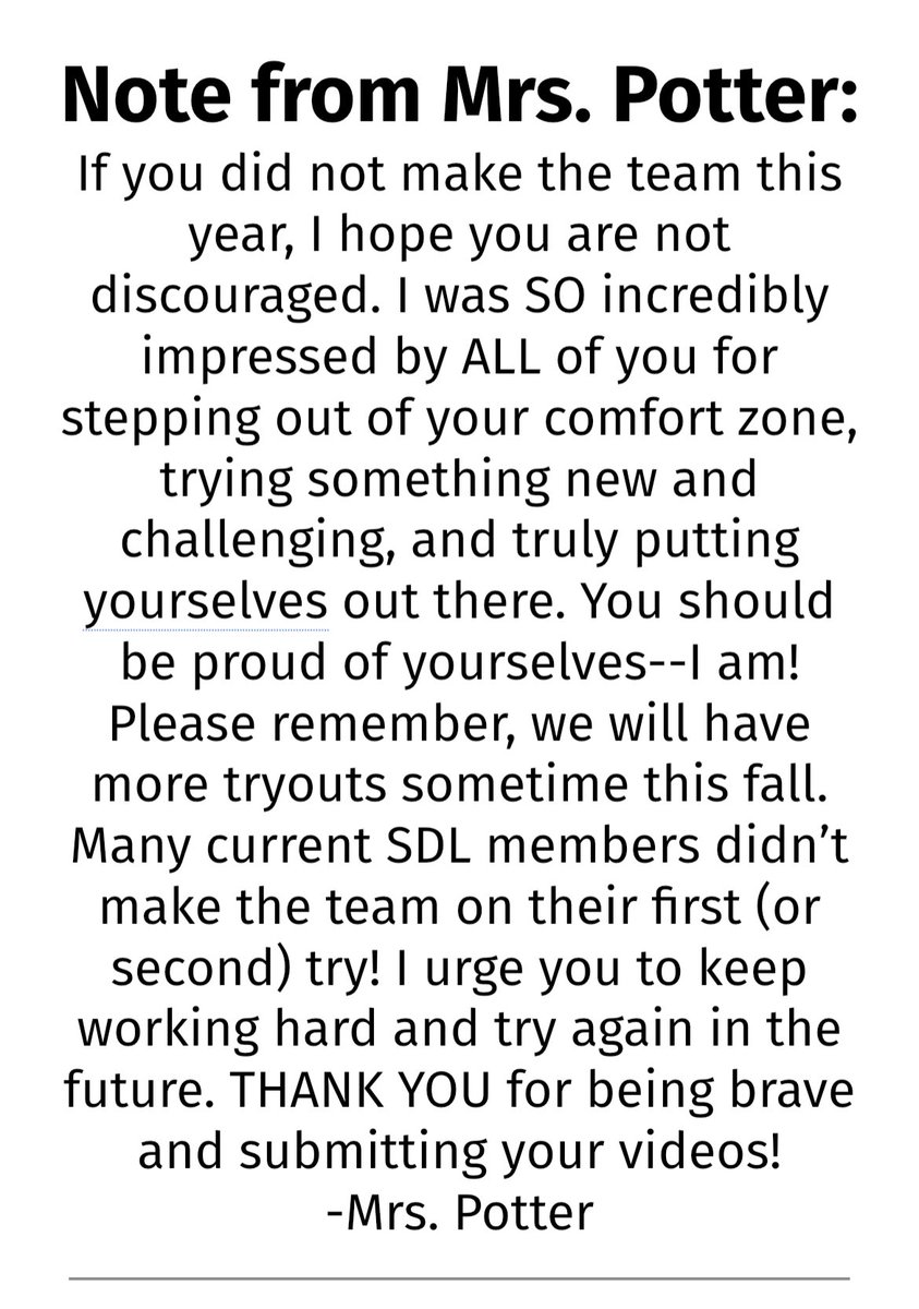 wshsdanceline's tweet photo. Thank you to all who auditioned! Can’t wait for our new season to begin! 💙 https://t.co/9q2Fn3f3zz