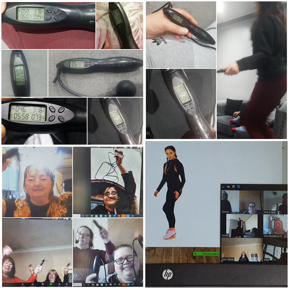 arts2healUK's tweet image. Online keep active sessions Skip and Sing. Members are really enjoying setting daily and weekly challenges. This week we smashed 27 miles virtually skip from Blackburn to Blackpool !! 
Creative approaches to keeping fit!! 
Fabulous team spirit 👟👟
@ActiveLancs