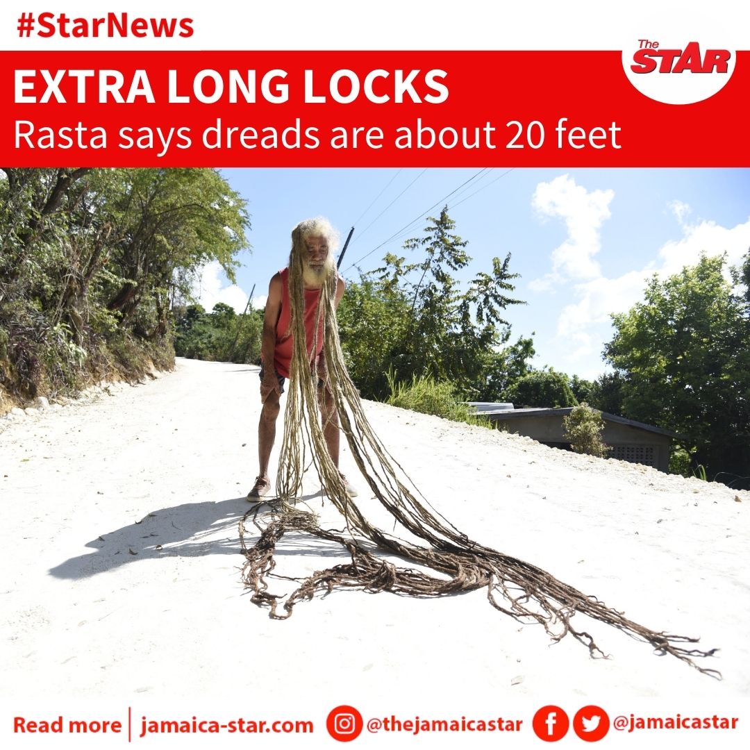 jamaicastar's tweet photo. #StarNews: If you are in Middleton, St Thomas and you want to try and find Rupert Scott, all you have to do is ask about the man with the locks. Scott is not the only person in the community with dreadlocks, but his locks are the longest. 
https://t.co/E46IOB7Kpg https://t.co/iEziAzO9su