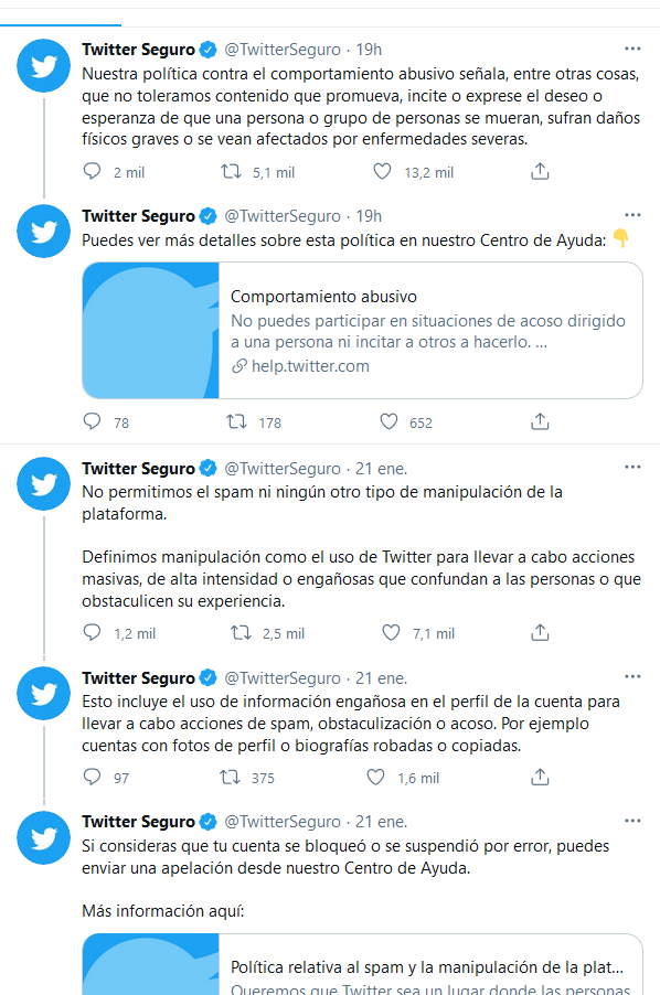 QuestoyQueLotro's tweet photo. @CelesteSaenzM @TwitterLatAm @TwitterSeguro @lopezobrador_ @SEGOB_mx @GobiernoMX El que debe combatir las fake news es el trina fake news
Puro falsedad de @TwitterSeguro https://t.co/62AVGEka7f