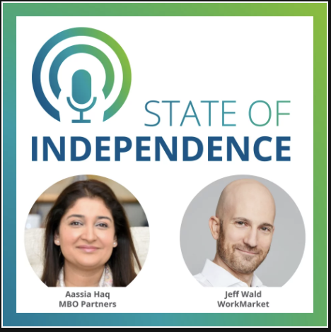 Podcast: Big #futureofwork questions, big challenges to the status quo (like why <a href="/LinkedIn/">LinkedIn</a> didn't get some stuff right) > <a href="/JeffreyWald/">Jeffrey Wald</a> + <a href="/aassiaharoonhaq/">Aassia Haroon Haq</a> speak candidly on #StateofIndependence: mbopartners.com/state-of-indep…