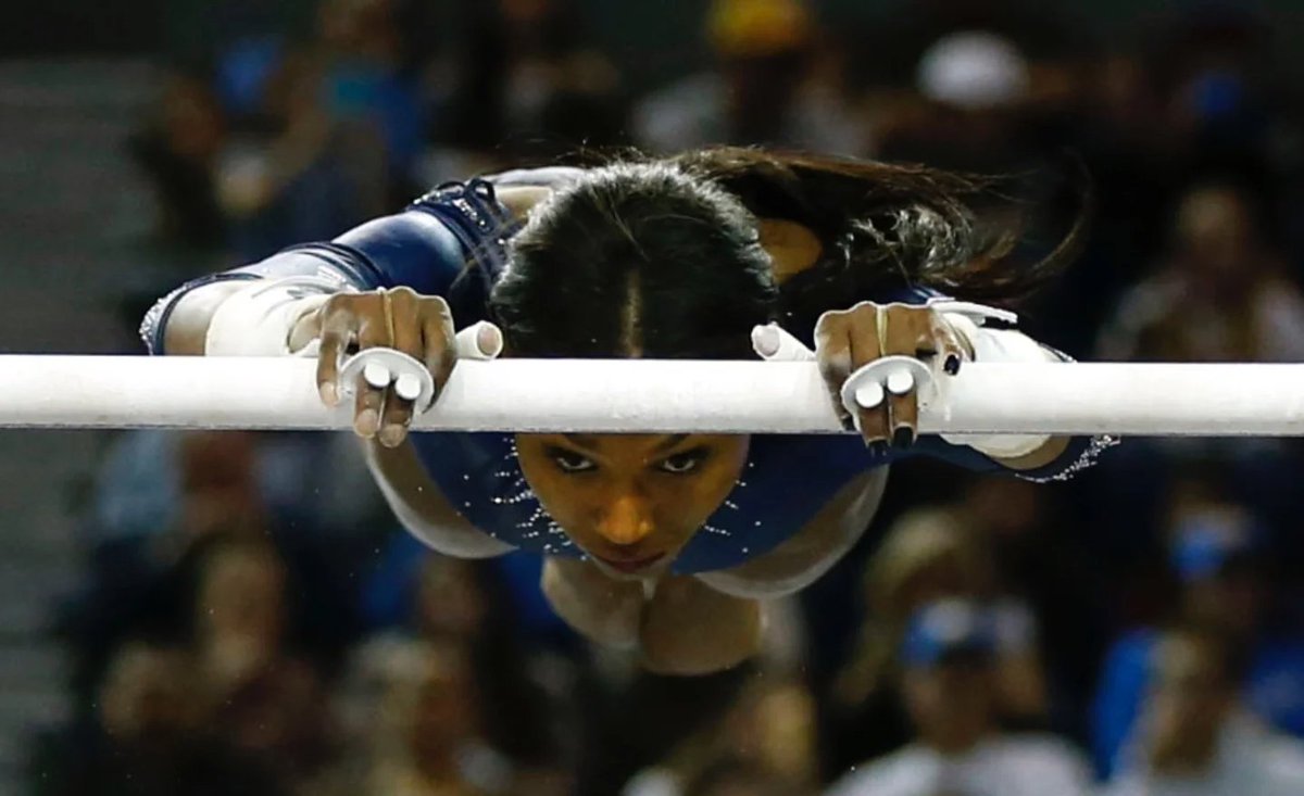 WATCH: UCLA athlete goes viral for her "Black excellence" gymnastic routine https://t.co/PTNC3l1PtA https://t.co/E7JsFF4cOG