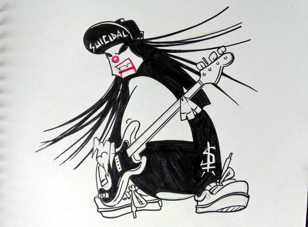 pan_nullo's tweet photo. #InfectiousGrooves #Blacky #drawings #suicidaltendencies #cycos #mikemuir #roberttrujillo #punk #funk #metal https://t.co/vvPzACNzbs