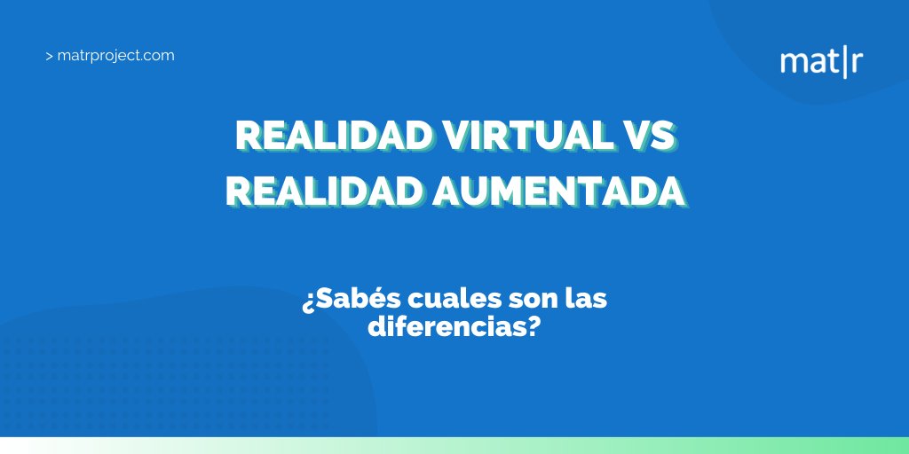matrproject's tweet photo. 😎 REALIDAD VIRTUAL VS AUMENTADA⁣⁣⁣
⁣⁣⁣
💡 Es muy importante saber diferenciarlos, sobre todo si quieres especializarte en alguna de estas áreas de la #programación⁣⁣⁣
⁣⁣⁣
Leé nuestra nota y enterate de todo lo que necesitás saber⁣⁣⁣
➡️ https://t.co/4ftXTG9uBw https://t.co/IUd1i3tpzc