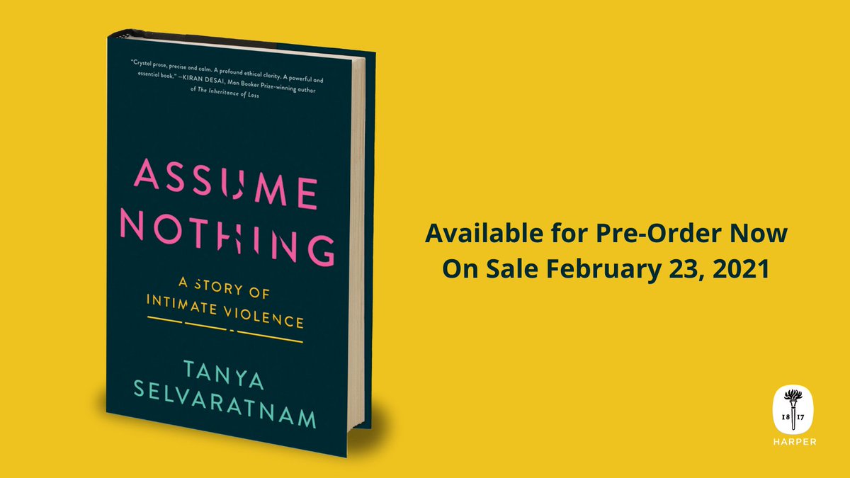 .<a href="/LibraryJournal/">Library Journal</a> calls ASSUME NOTHING by @TanyaAuthor "raw, gut-wrenching, and honest . . . She writes with tremendous personal vulnerability, yet never loses sight of the broader policies and data surrounding domestic violence." Learn more: bit.ly/3c7t0CI