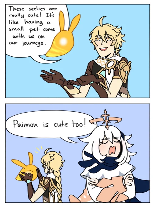 Sorry paimon the seelie is my new best friend

#genshinimpact 