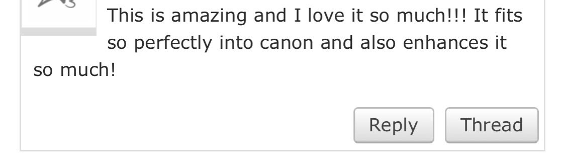 please look at these comments to the fic and re-consider any thoughts you might have had about this is being just one person with bad opinions.