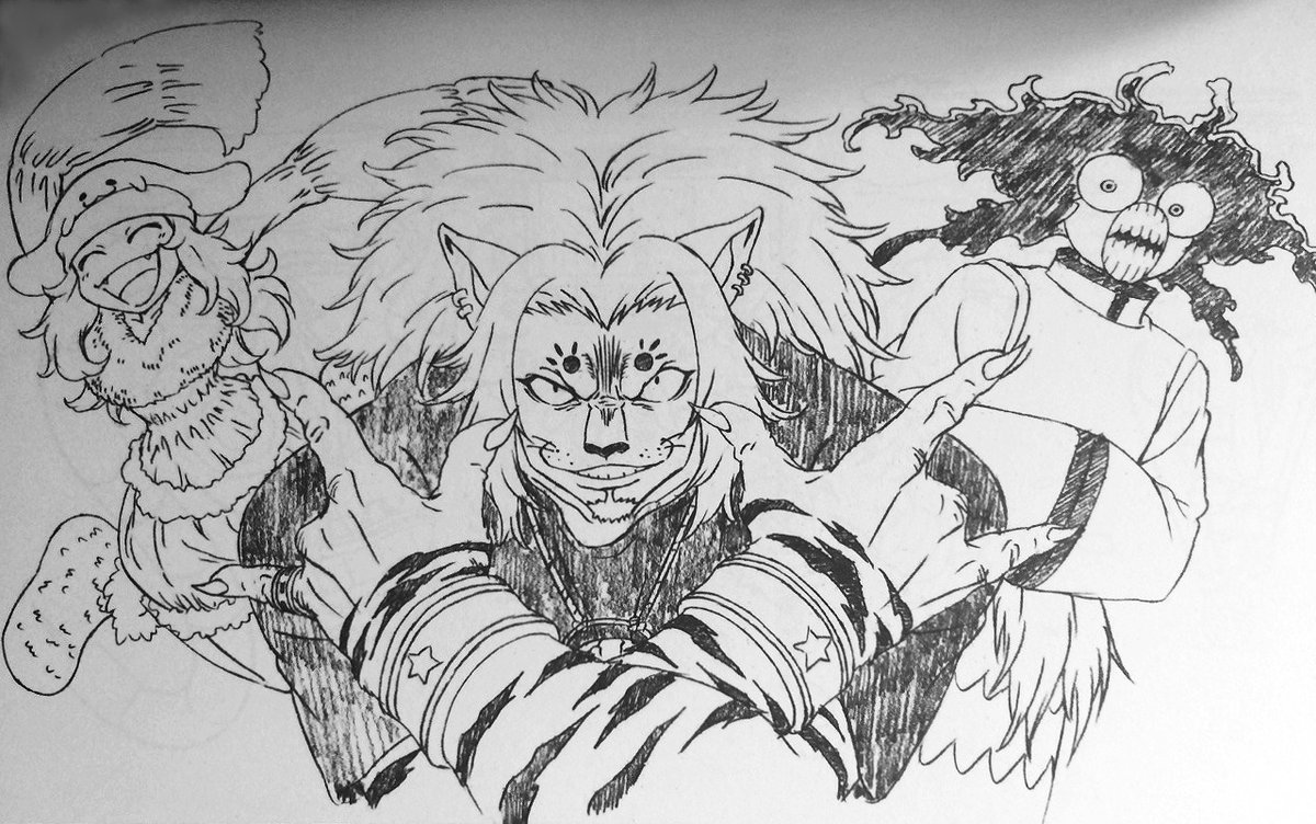 On peut retrouver ses propres travaux sur l'œuvre dans le « Hunter x Hunter Rakugaki Bon », un artbook d'une quarantaine de pages contenant plusieurs de ses illustrations que j'vais présenter en dessous :